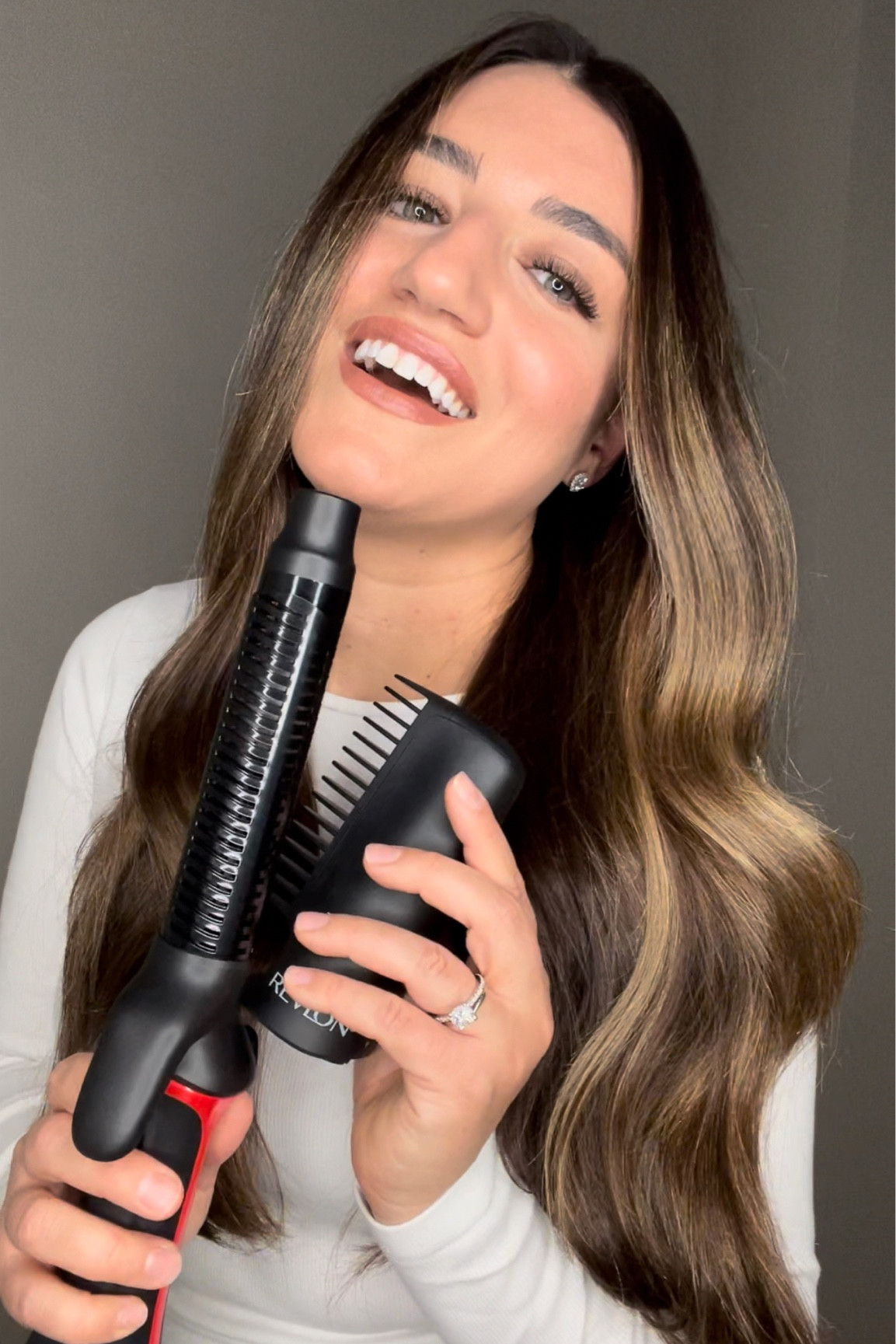Thank you @revlonhairtools for sending me this new tool for free! One-Step Blowout Curls is a game changer. I can dry and curl my hair with one tool, in less time, with less damage and more confidence. #Ad #RevealYourBold #RevlonHairToolsSquad

#LTKstyletip #LTKFind #LTKunder100