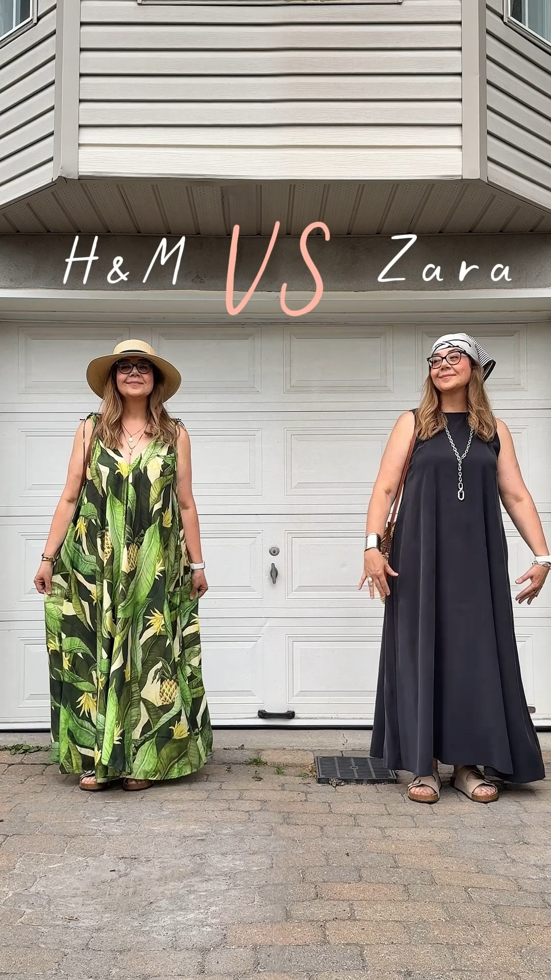 🟩 Green vs. ⬛ Grey — Same cut, different story.

Green dress: Bold print, low neckline, lots of fabric, adds width.
Grey dress: Clean lines, high neck, sleek silhouette, glides and elongates body.

Which one stays and which one goes? Vote below ⬇️ 

Grey dress @zara (check Zara.com)
Green dress H&M, attached below

Save for inspiration and share with a friend. Follow for more easy tips and ideas on style and beauty for women over 40.

#ClosetEdit
#outfitideas 
#outfitinspiration 
#styletips 
#StyleOver40 #SummerStyle #ClosetEdit #FlatteringFashion #MidsectionFriendly #MinimalistStyle #TallAndStylish #EasyDressing #StyleReel


#LTKmidsize #LTKdresses #LTKsummer