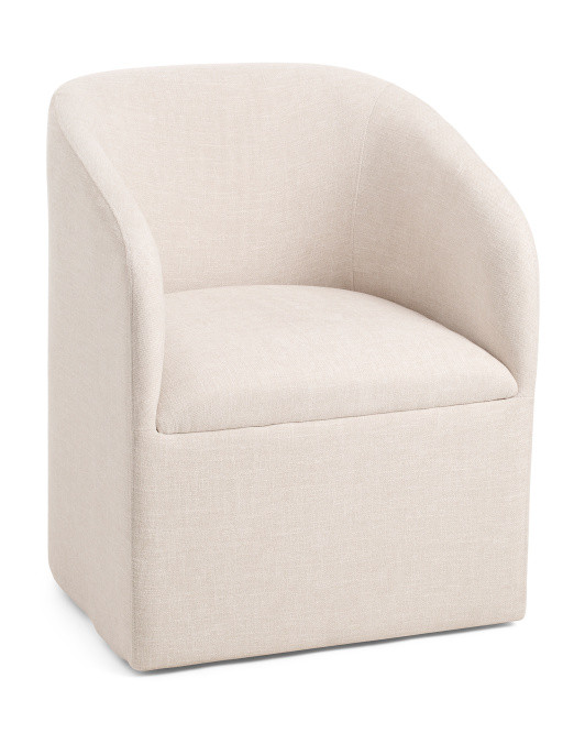 Kylie Rolling Anywhere Caster Wheel Chair | Kitchen & Dining Room | Marshalls | Marshalls