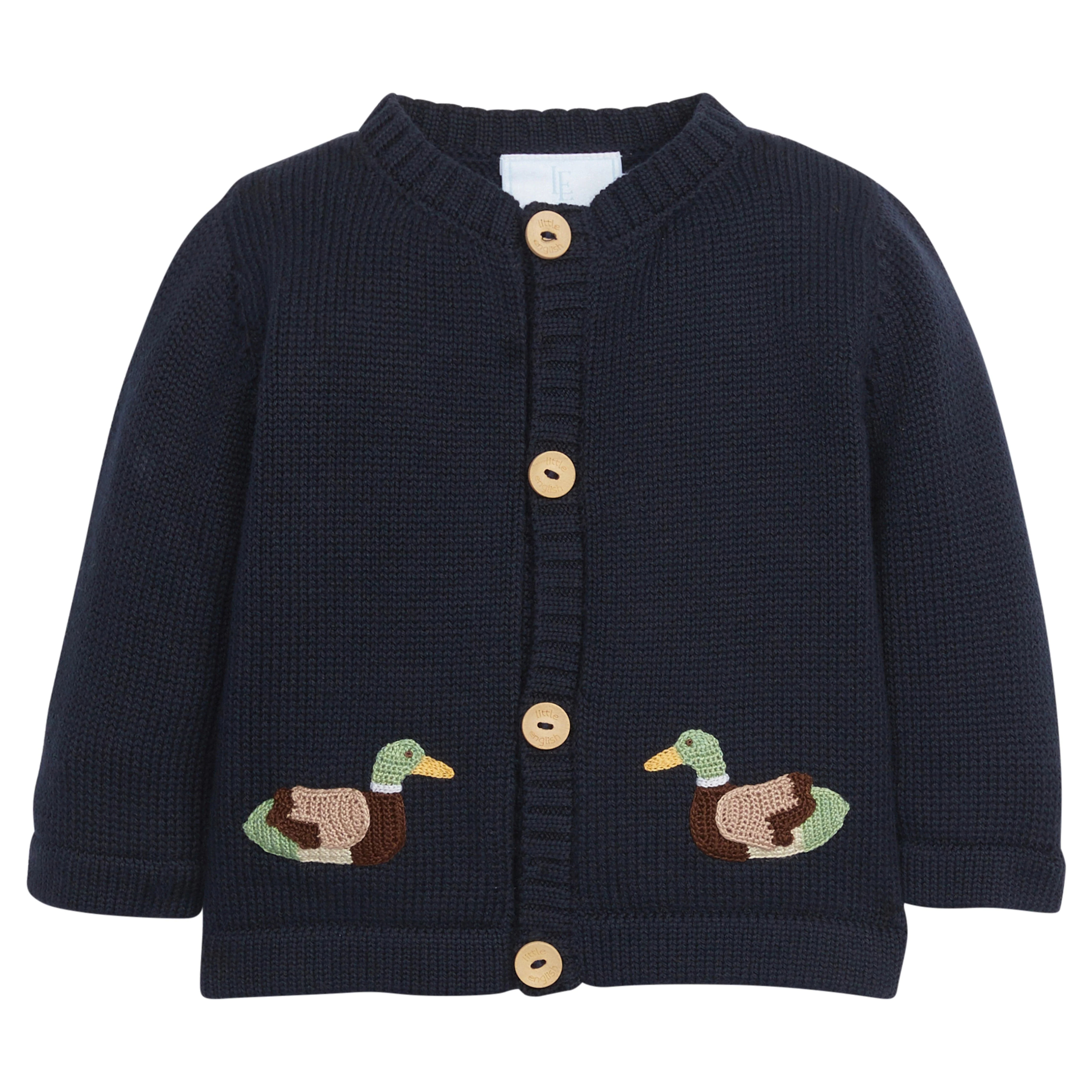 Crochet Cardigan - Mallard | Little English