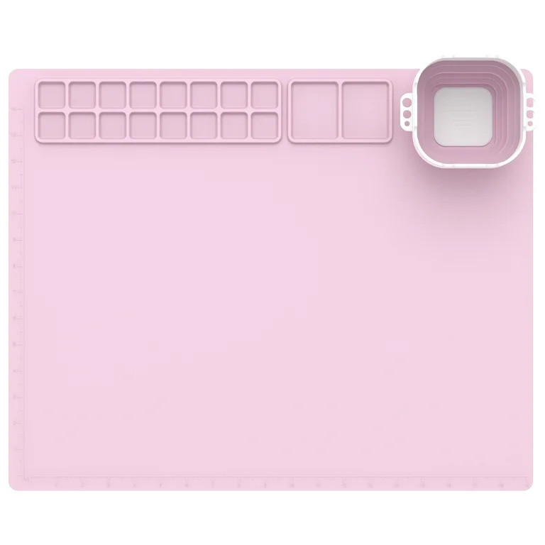 CIVG Silicone Painting Mat 20 x 16 inch Large Silicone Artist Mat with Paint Tray and Removable W... | Walmart (US)
