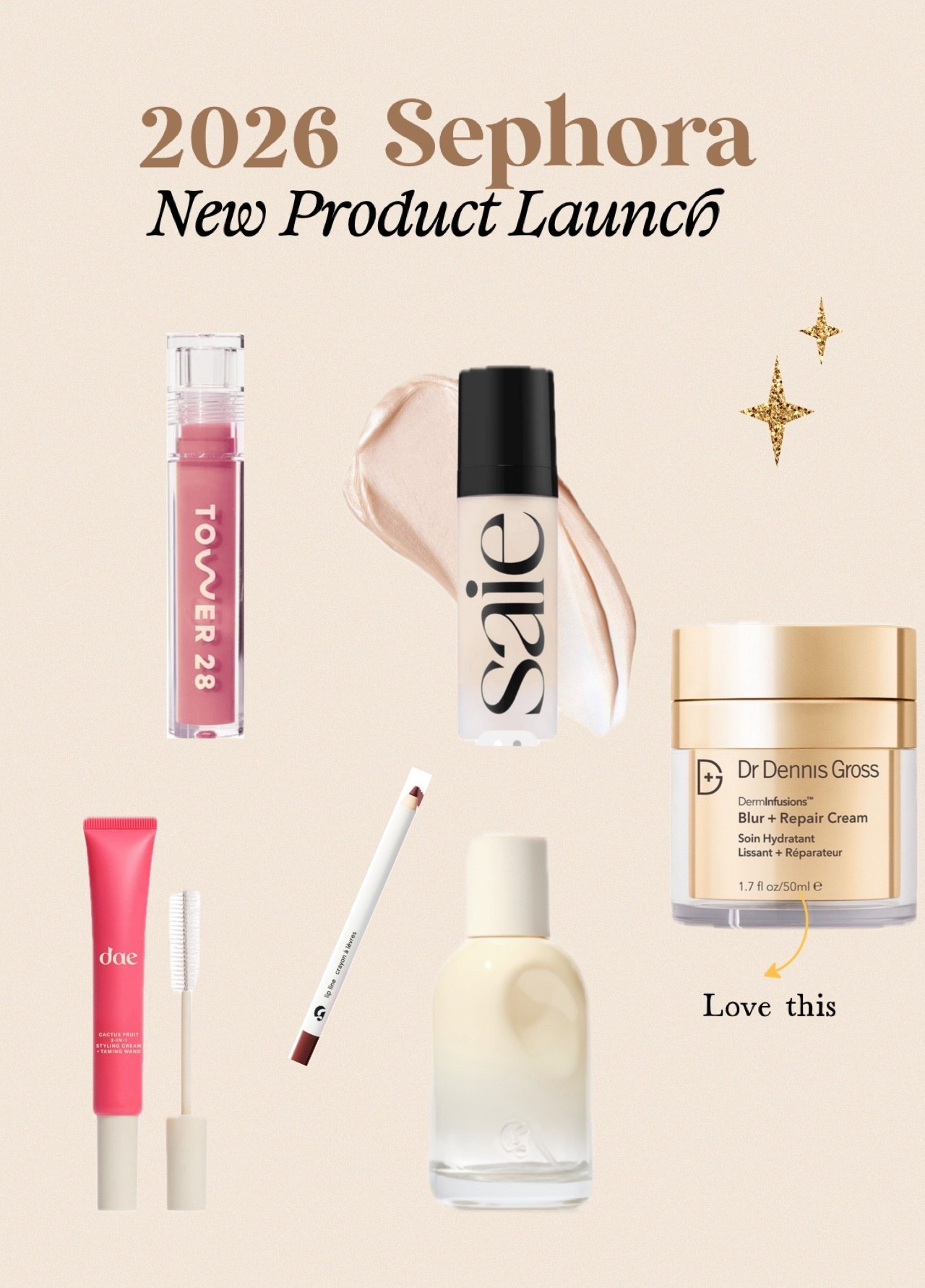 POV: You just saw the new 2026 Sephora drops 🎀✨ These are the items actually worth your points and money this month! The new Tower 28 Pistachio lip is a dream, and if you haven’t tried the new Dr. Dennis Gross Blur cream, it’s a total game changer for pores. Everything linked in my shop! #SephoraNewArrivals #SephoraSquad #BeautyTrends2026 #LTKBeauty #DrDennisGross #Tower28

#LTKFindsUnder50 #LTKBeauty #LTKselfcare