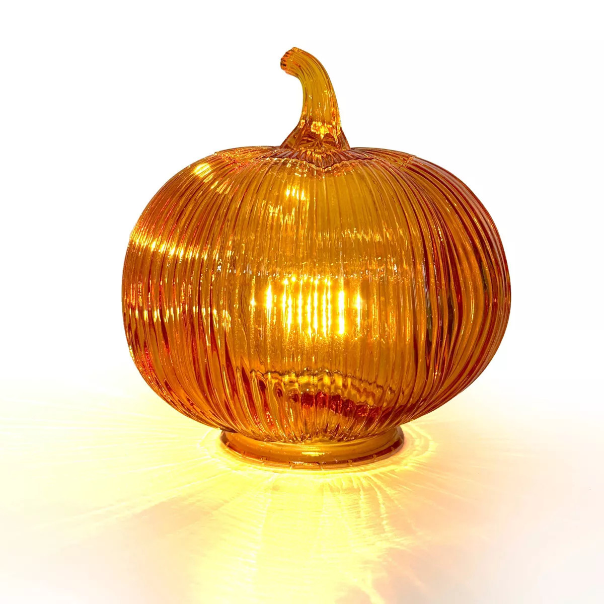 Glass LED Pumpkins Orange - Bullseye's Playground™ | Target