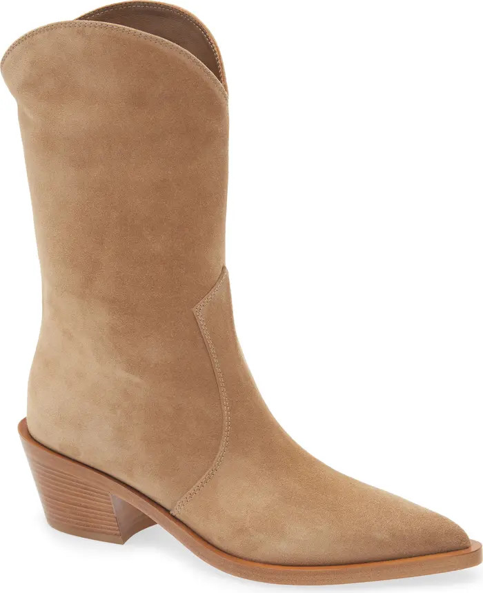 Gianvito Rossi Pointed Toe Western Boot (Women) | Nordstromrack | Nordstrom Rack