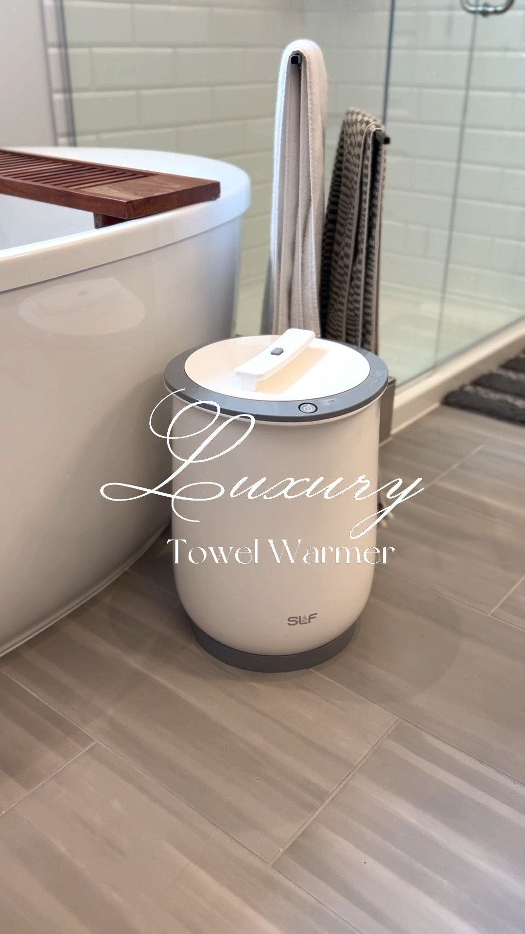 Nothing better than a warm towel on a freezing cold January morning/night. 🥶 Under $80! Not sure who uses it more, me or my husband 😉 has 3 different timer settings. Turned our basic bathroom into a luxurious spa! 🧖‍♀️ 

#LTKBeauty #LTKselfcare #LTKHome