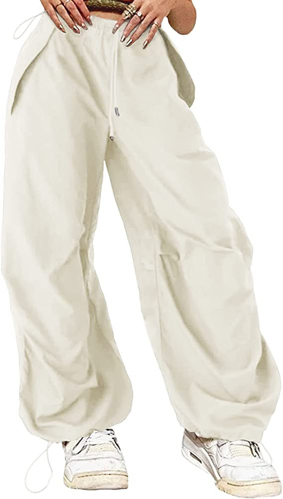 Women's Parachute Pants With Drawstrings | Amazon (US)