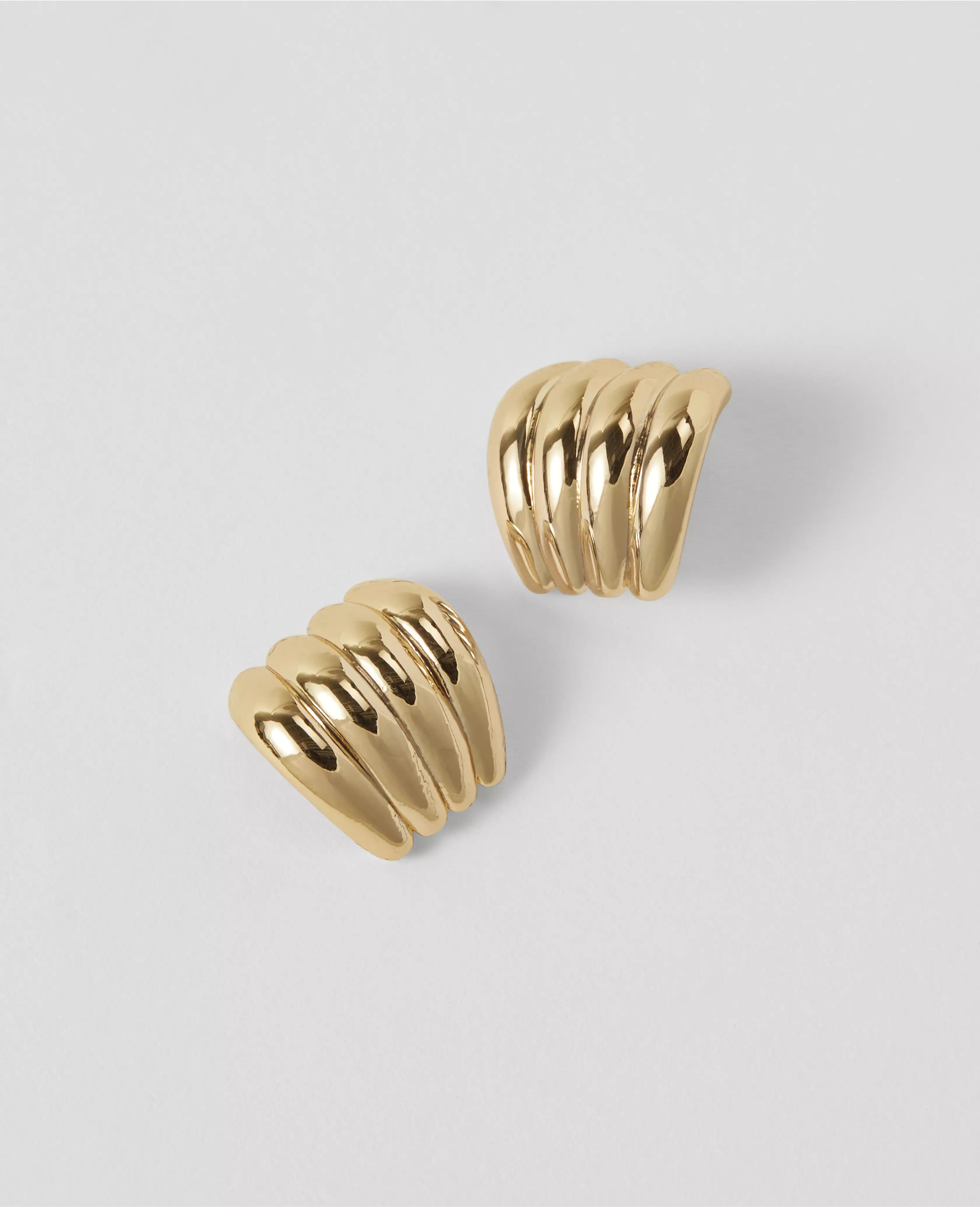 Textured Metal Stud Earrings | Ann Taylor (US)
