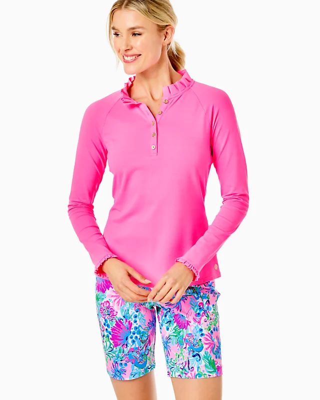 UPF 50+ Luxletic Hutton Polo | Lilly Pulitzer | Lilly Pulitzer
