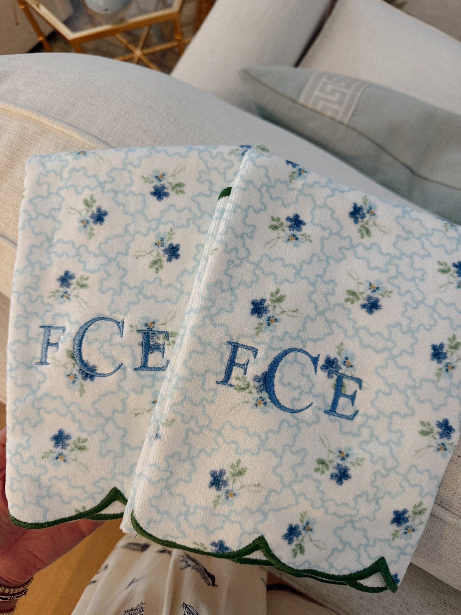 Cutest Hill House towels limited collection for our master bath!

#LTKHome