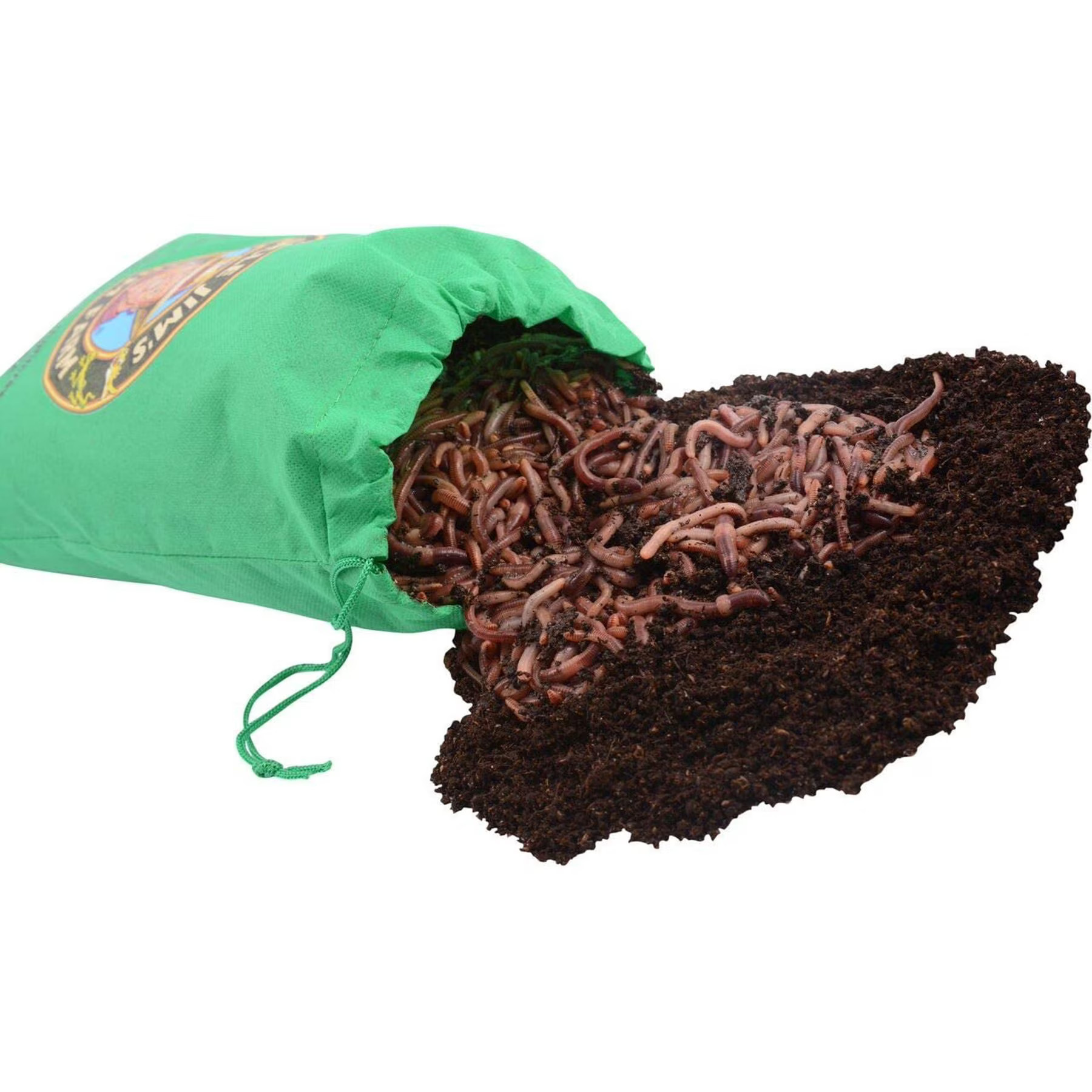 Uncle Jim's Worm Farm Super Red European Night Crawler Reptile & Fish Food, 100 count | Chewy