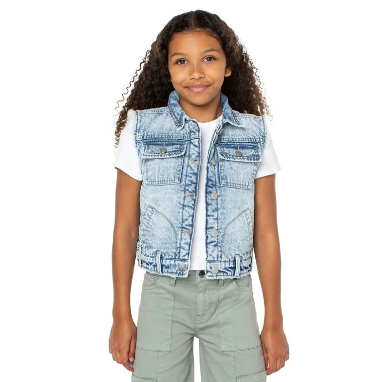 Celebrity Pink Girls Boyfriend Sherpa Vest, Sizes XXS-XXL - Walmart.com | Walmart (US)