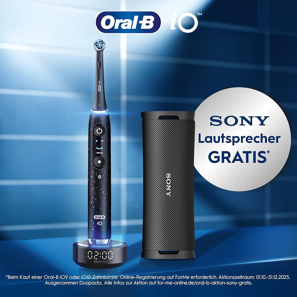 Oral-B iO Series 9 Elektrische Zahnbürste — Electric Toothbrush, Inkl. 3 Aufsteckbürsten, Lad... | Amazon (DE)