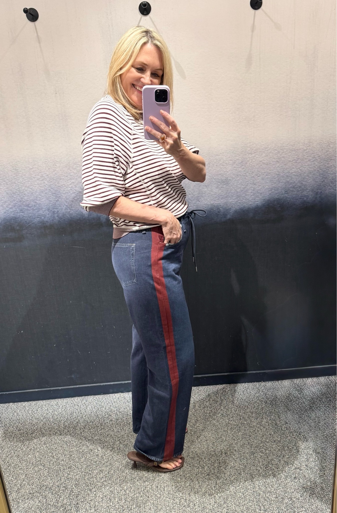 These pants and cute and super comfy!  casual fall outfit, track pant jeans

#LTKootd #LTKSeasonal #LTKMidsize
