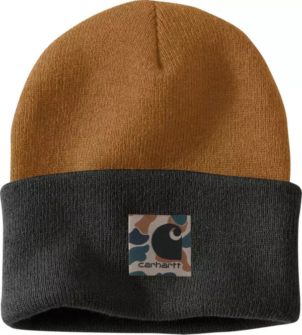 Carhartt Adult Knit Camo Patch Beanie | Dick's Sporting Goods