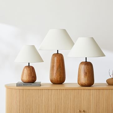 Irving Wood Table Lamp (12"–18") | West Elm (US)