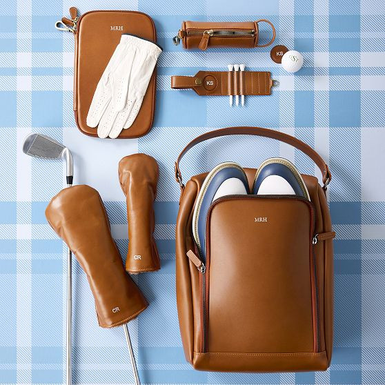 Graham Leather Golf Ball Pouch and Tee Set | Mark and Graham