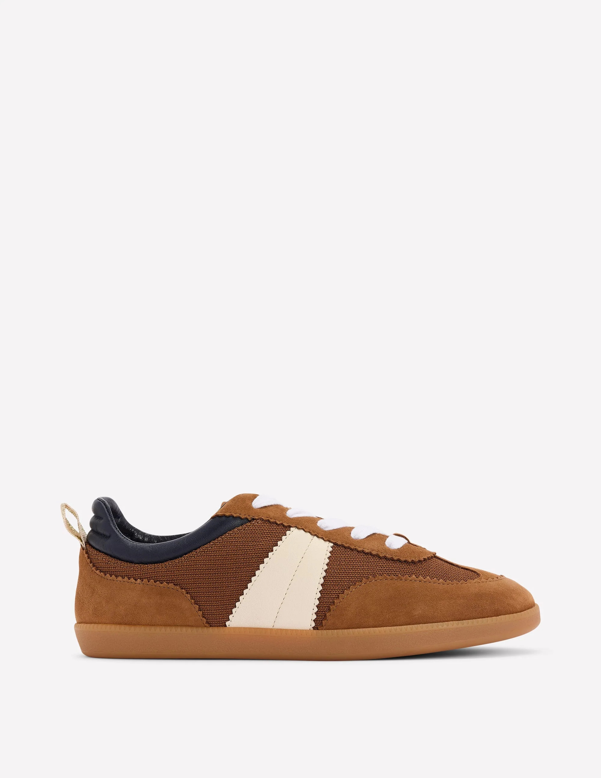 Erin Retro Tennis Trainers-Gingersnap | Boden UK