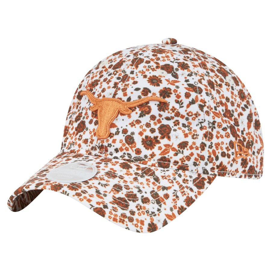 Texas Longhorns New Era Women's Blooming 9TWENTY Adjustable Hat - White | Fanatics