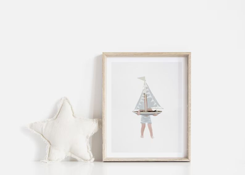 Boys Nautical Room Decor Nautical Nursery Art Nautical | Etsy | Etsy (US)