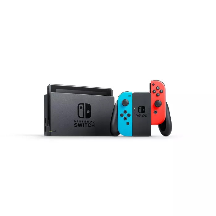Nintendo Switch with Neon Blue and Neon Red Joy-Con | Target