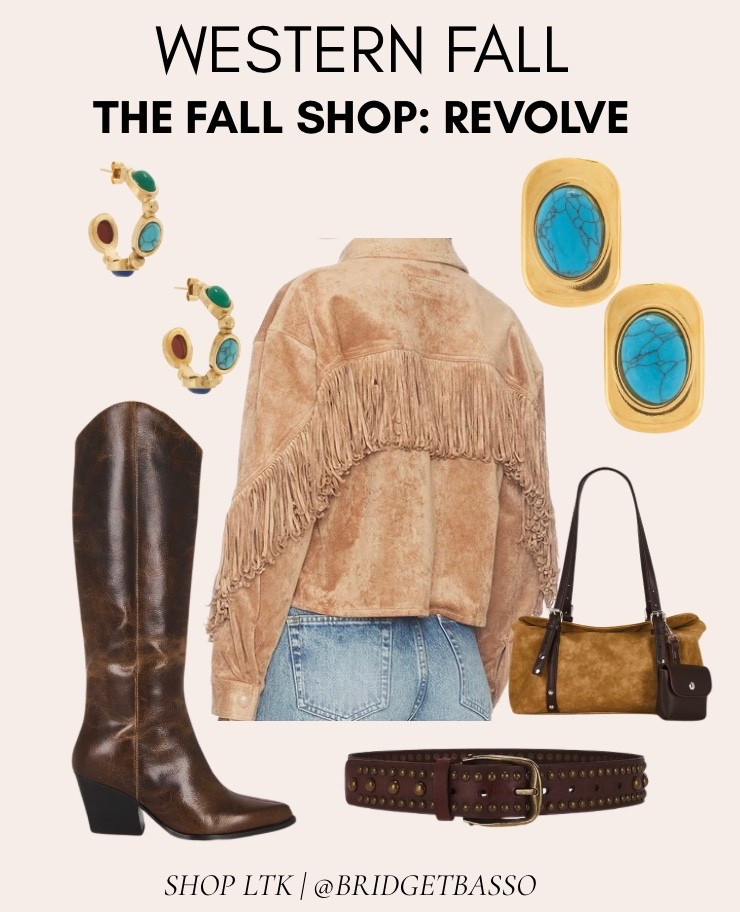 Western fall is having a moment 🤎 Fringe suede, tall cowboy boots, studded belts and turquoise jewelry, all the best Western-inspired fall fashion finds from REVOLVE.
#revolvefinds #westernstyle #fallfashion #cowboyboots #ltkfinds