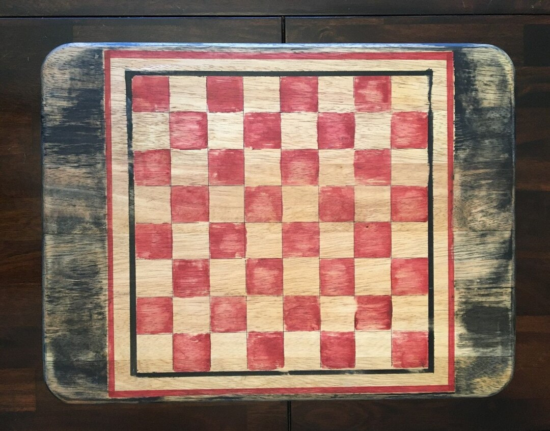 Recycled Wood Checkerboard - Etsy | Etsy (US)