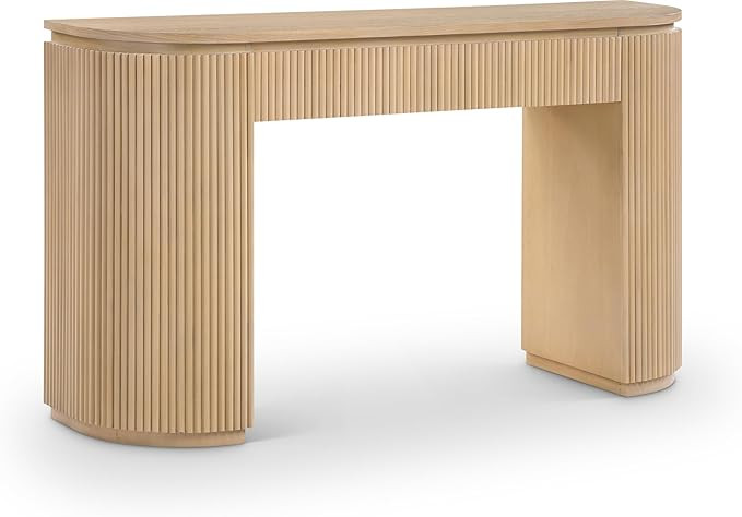 Meridian Furniture 818Oak-T Astrid Collection Modern | Contemporary Vanity/Desk/Console Table wit... | Amazon (US)