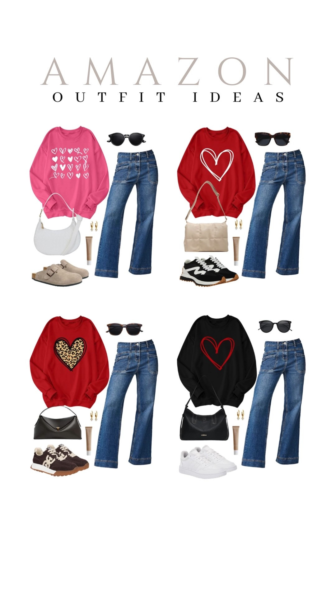 Add a festive touch to your outfit this Valentine’s Day with something fun that still feels comfortable!
huggies hoop earrings, valentines day sweatshirt, vday look, casual outfit inspo, capsule wardrobe, favorite finds, top picks, mom outfit, everyday style, trendy look, transitional look, viral style, affordable look, amazon favorites, winter fashion, winter style

#LTKU #LTKValentine #LTKSeasonal