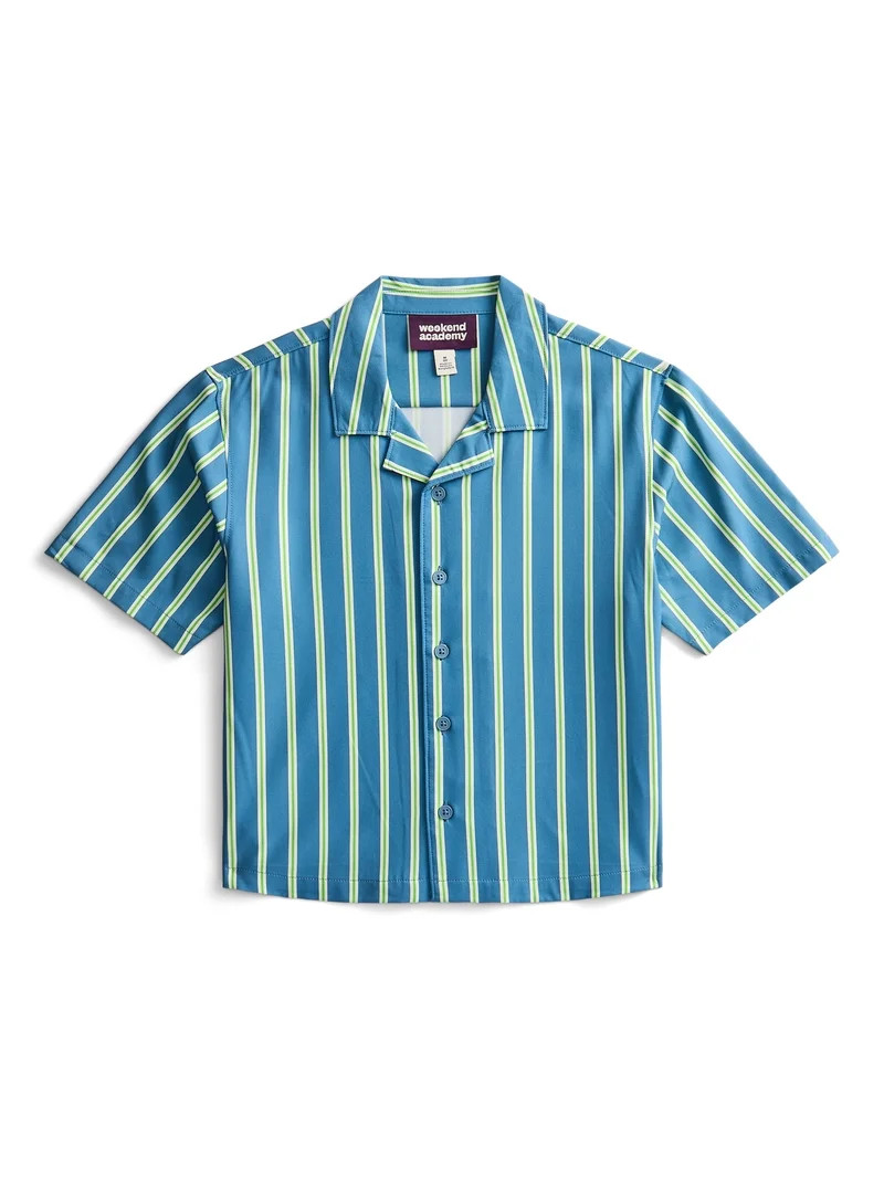 Weekend Academy Boys Cabana Sun Shirt, Sizes 6-18 & Husky | Walmart (US)