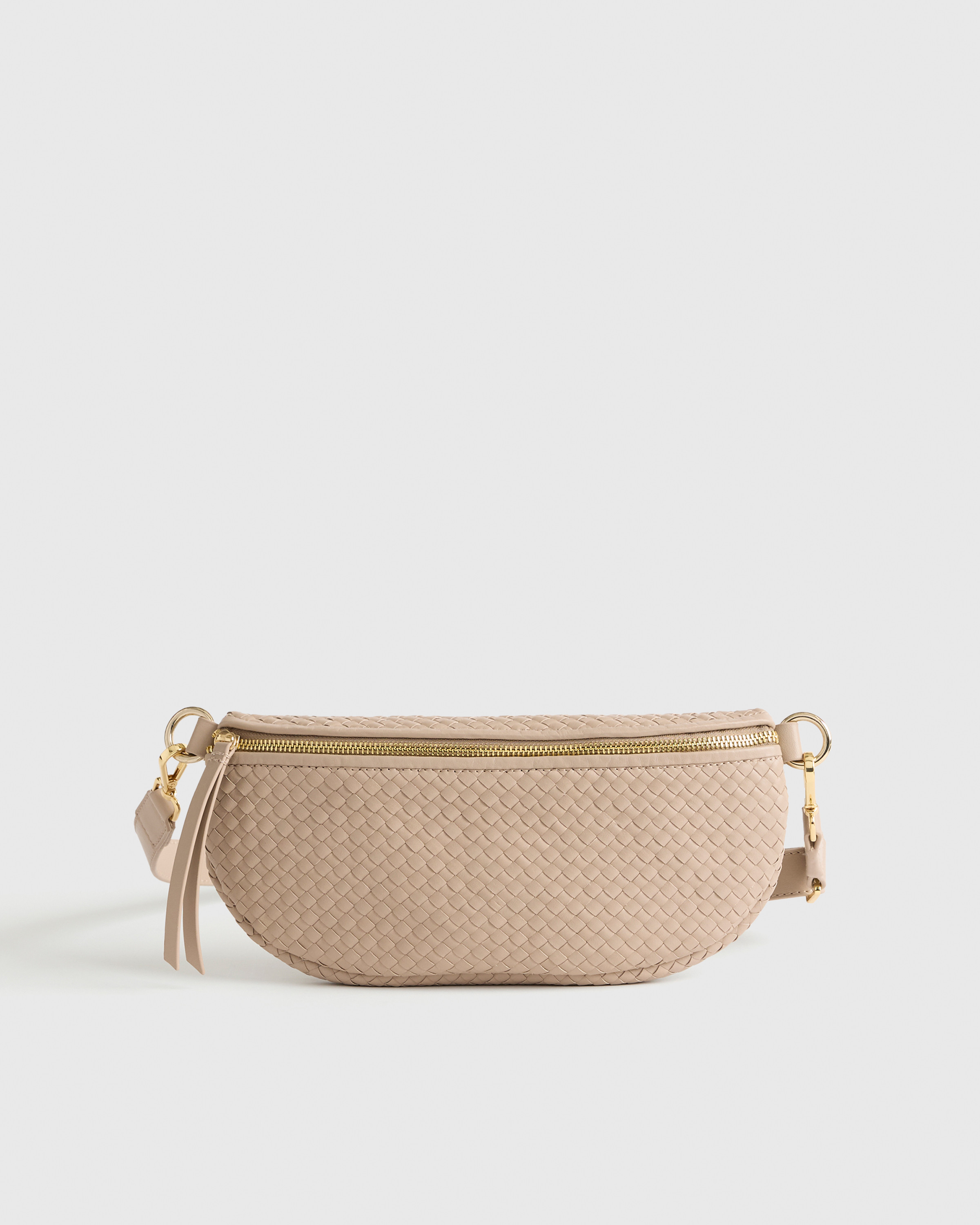 Italian Leather Handwoven Sling Bag | Quince