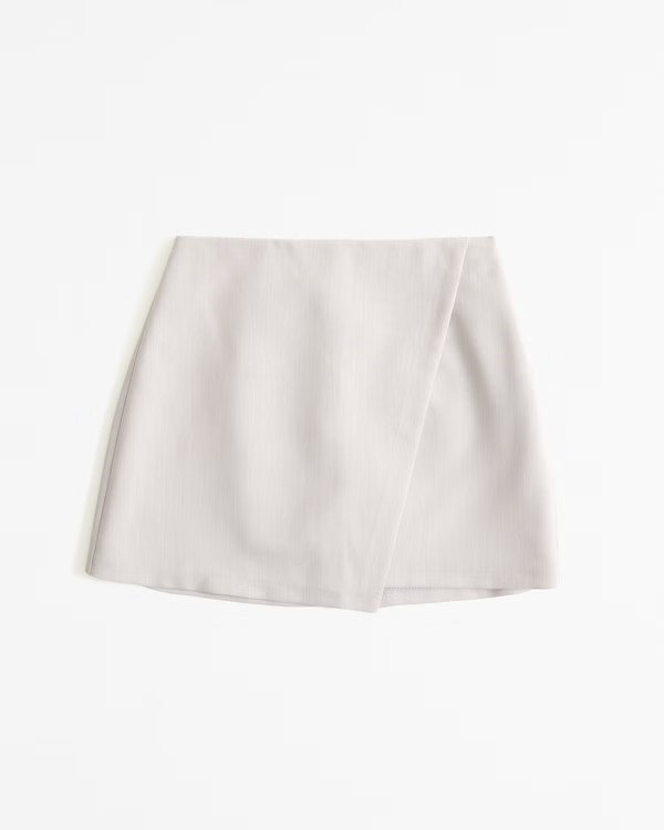 The A&F Scarlett Wrap Mini Skort | Abercrombie & Fitch (US)