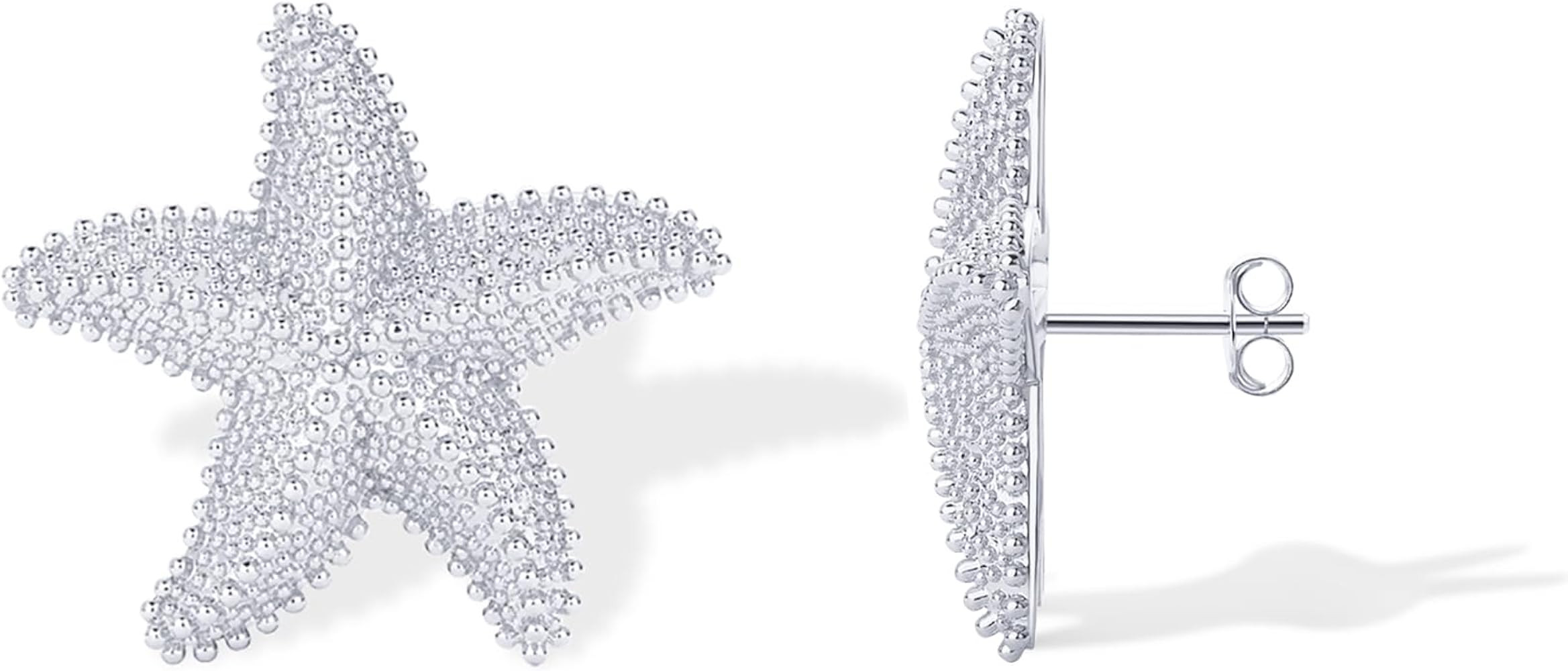 PAVOI 14K Gold Plated Starfish Statement Stud Earrings for Women | Trendy Jewelry Alluring Ocean-... | Amazon (US)