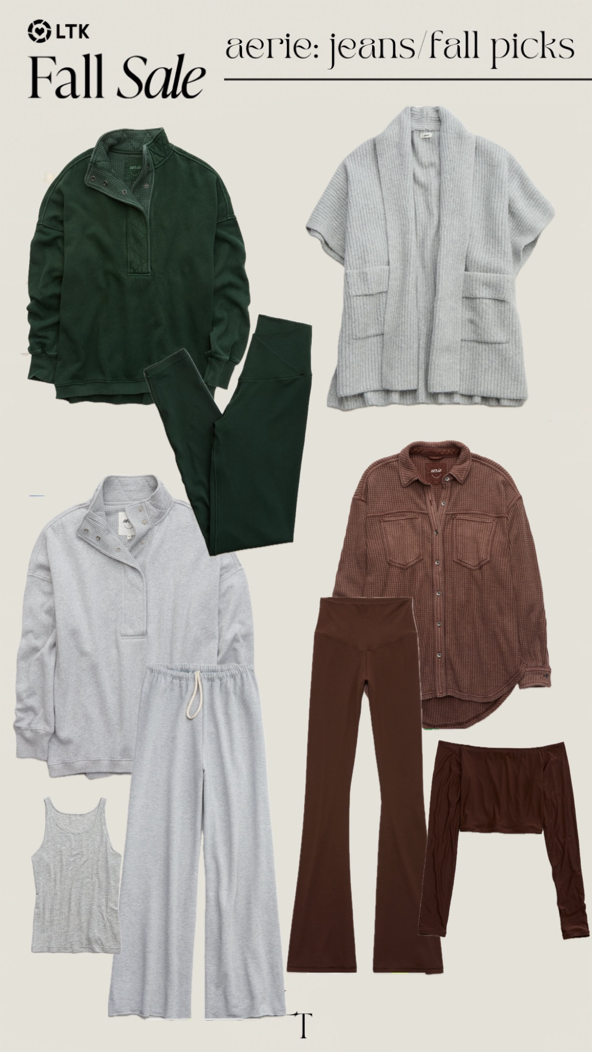 My @aerie order! I'm working on updating my loungewear collection 😍🤎

Use code: FALL20LTK

#LTKFallSale #LTKStyleTip #LTKSaleAlert