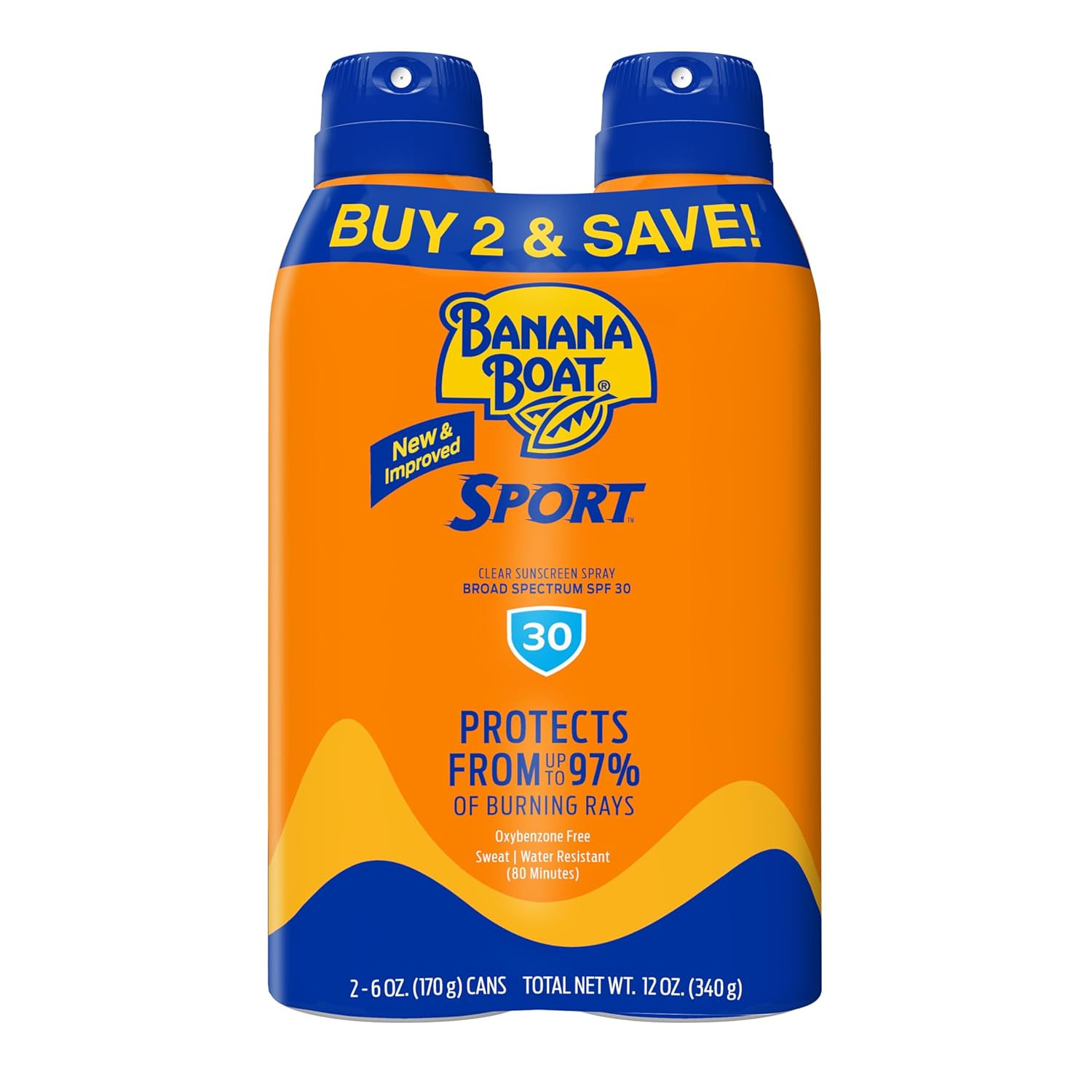 Banana Boat Sport Ultra SPF 30 Sunscreen Spray | Banana Boat Sunscreen Spray SPF 30, Water Resist... | Amazon (US)