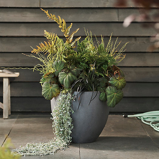 Fiber Egg Planter, 19" | Terrain