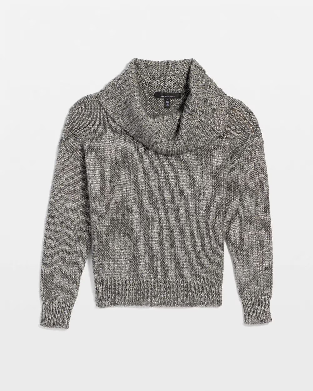 Zip Neck Dolman Sleeve Sweater | White House Black Market