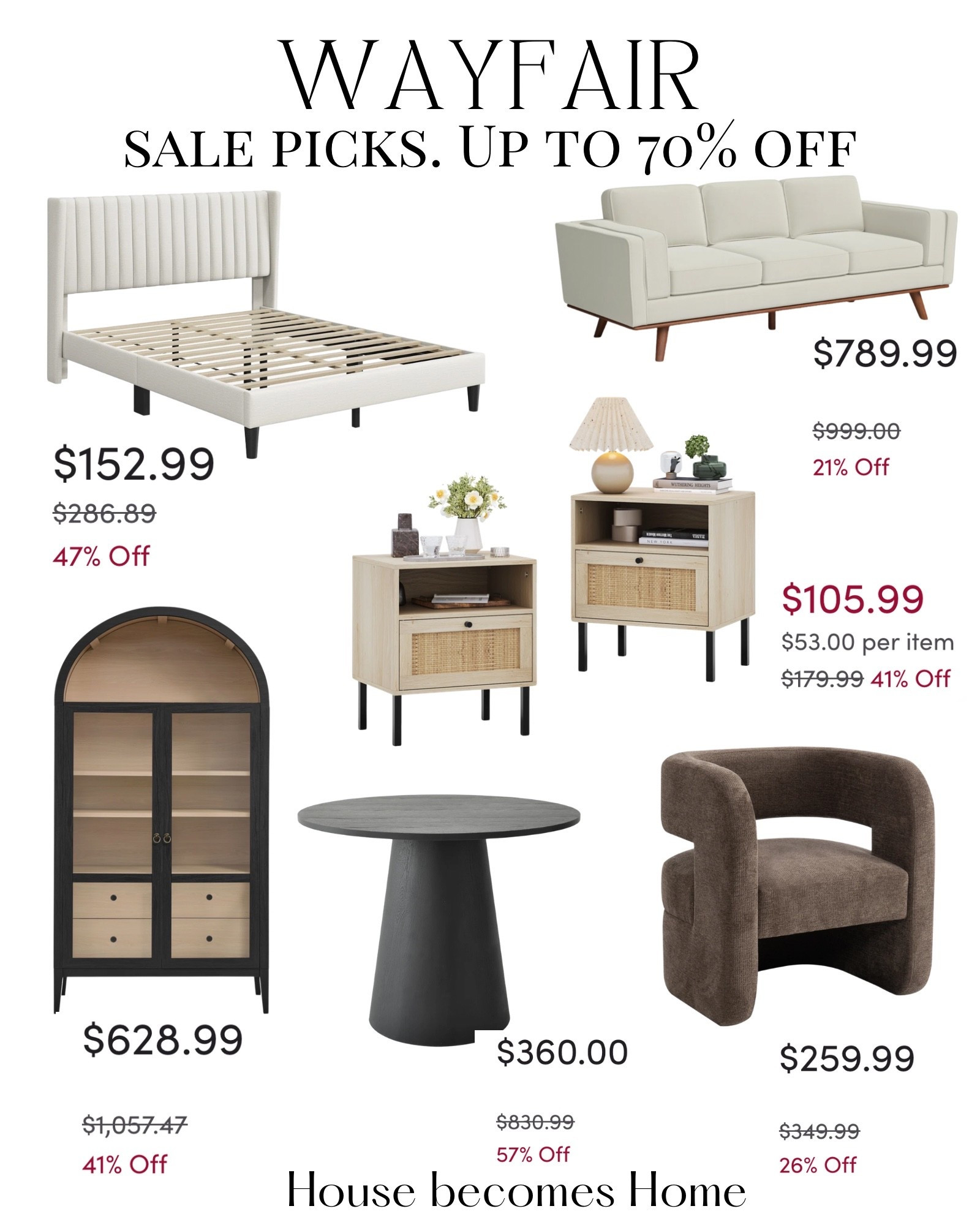 Wayfair sale! Up to 70% off 

#LTKHome #LTKSpringSale #LTKSaleAlert