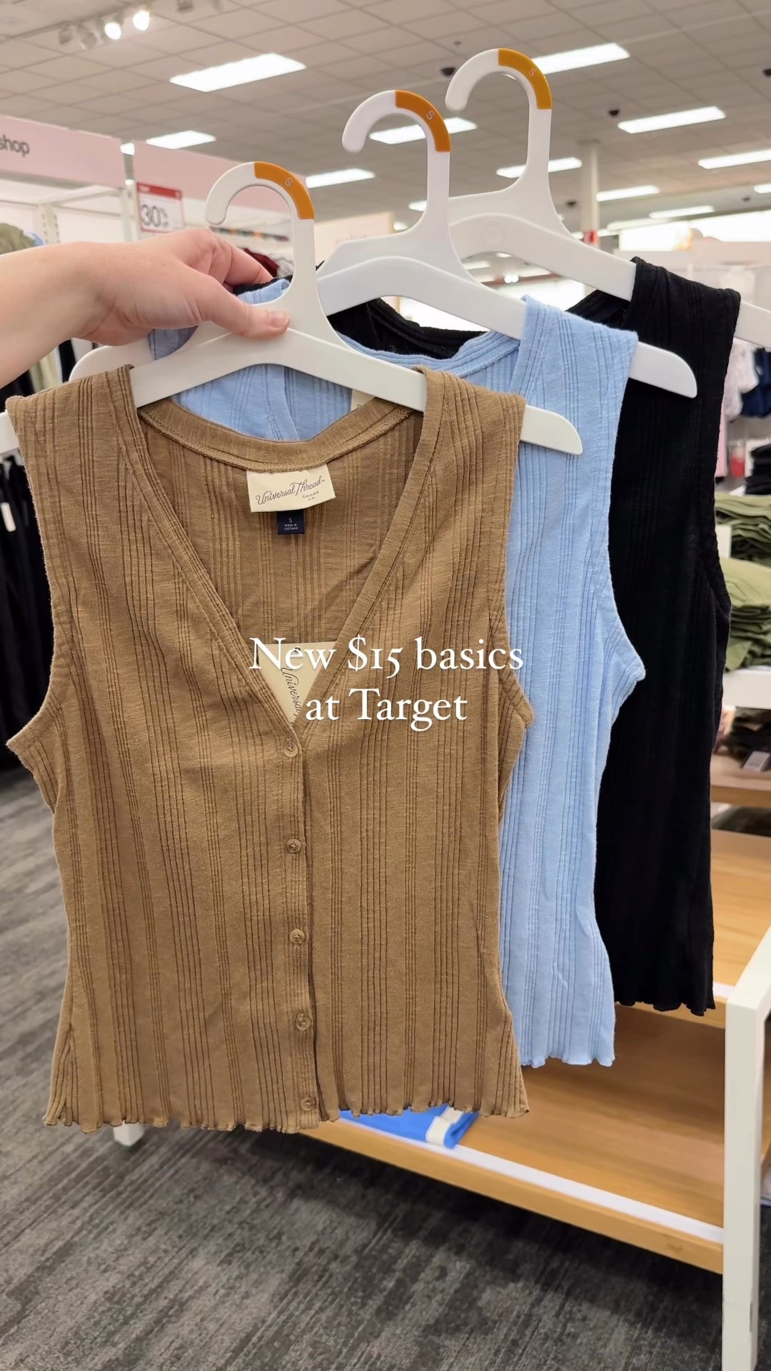 Cutest new $15 basic tanks at Target 

#LTKFindsUnder100 #LTKFindsUnder50 #LTKStyleTip