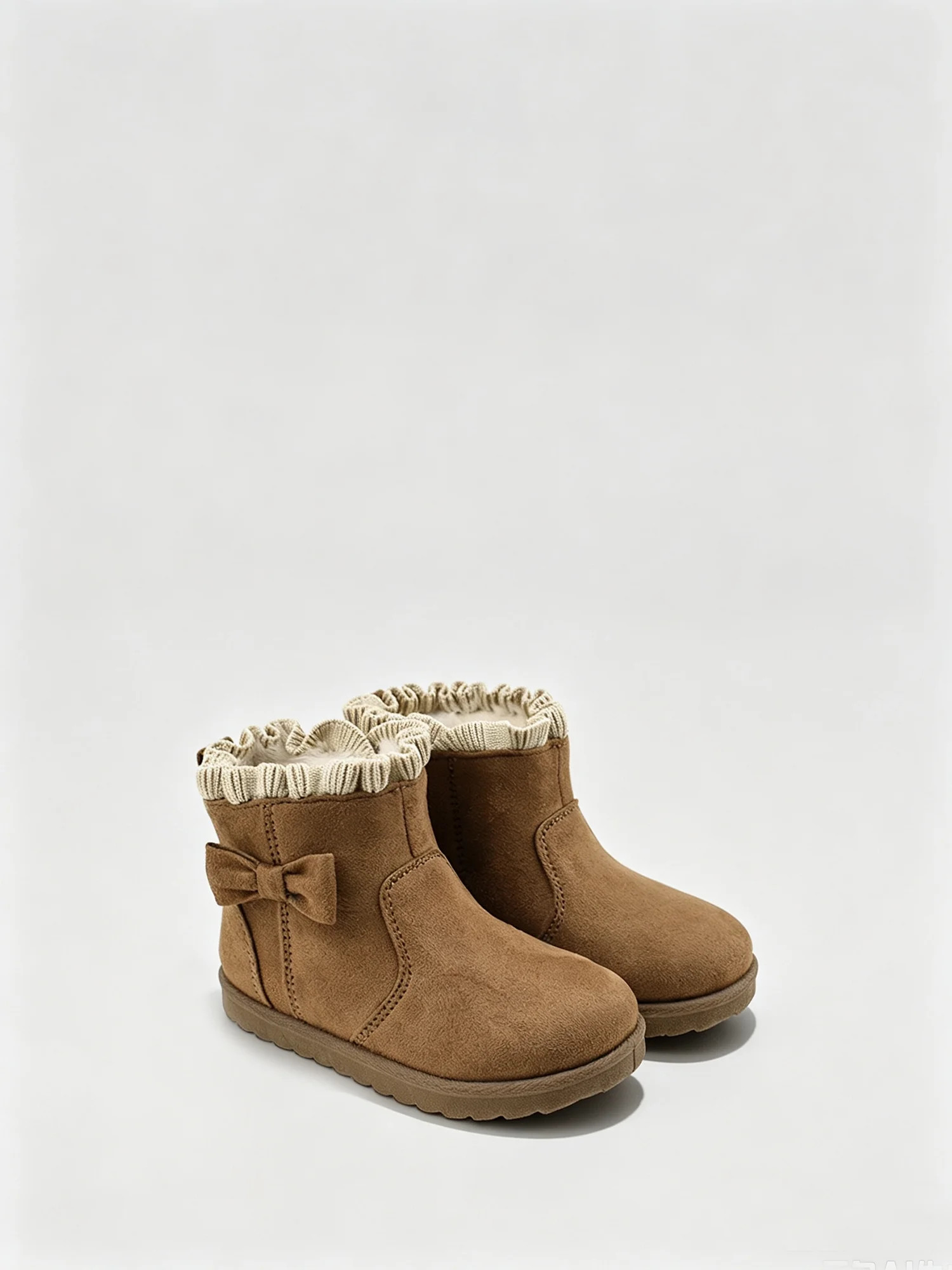Wonder Nation Baby & Toddler Girls Faux Fur Shearing Boot | Walmart (US)