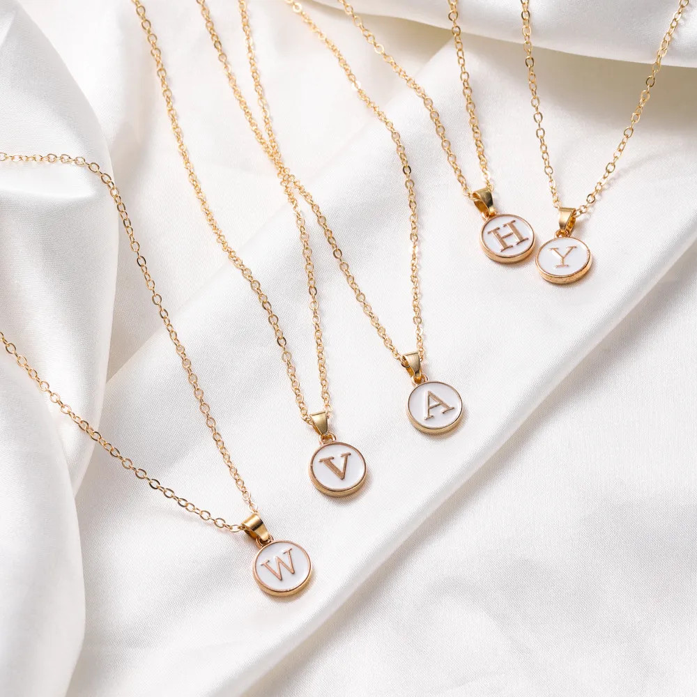 Elegant Exquisite O-Shaped Chain 26 Letter Necklace Pendant Golden Simple Necklace Holiday Birthd... | Temu Affiliate Program