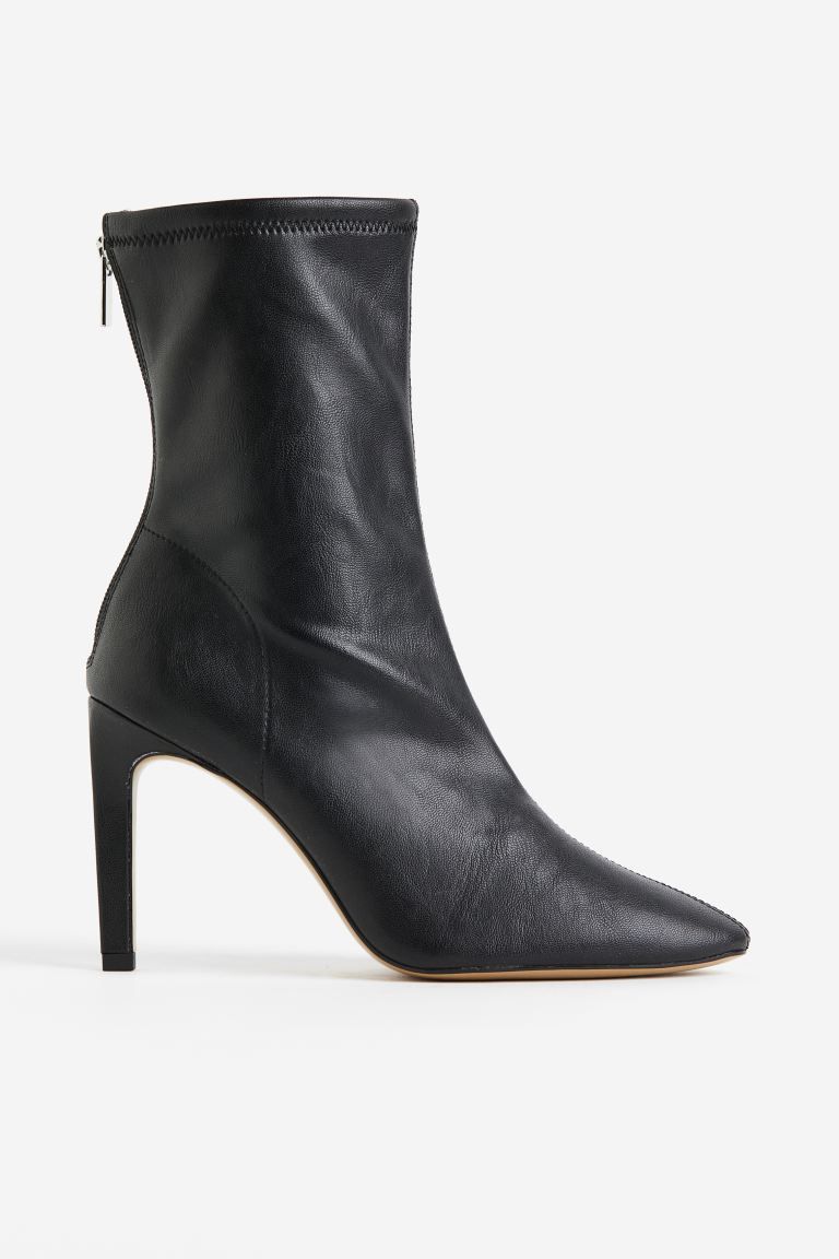 Calf-high Sock Boots - Black - Ladies | H&M US | H&M (US + CA)