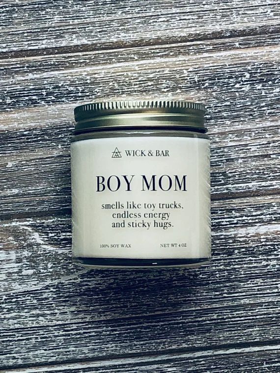 BOY MOM  Scented Soy Candle or Soy Wax Melts | Etsy | Etsy (US)