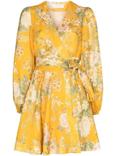 Amelie floral print mini dress | FarFetch (BR)