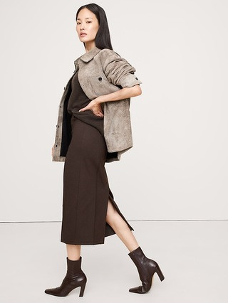 Everywhere Ponte Pencil Skirt | Banana Republic (US)