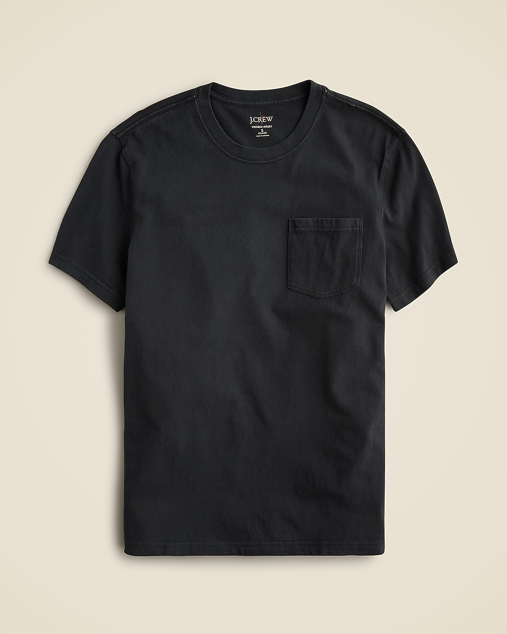 Vintage-wash cotton pocket T-shirt | J. Crew US