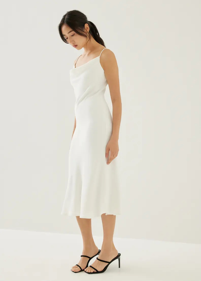 Adrianna Cowl Neck Midi Dress | Love, Bonito USA