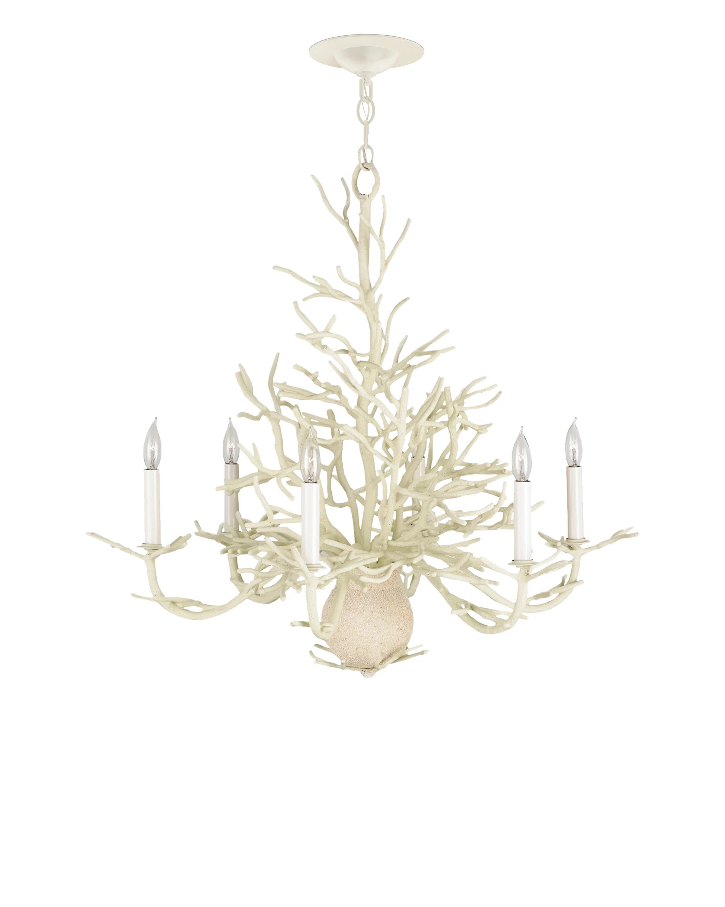 Seaward 6 - Light Wrought Iron Dimmable Empire Chandelier | Wayfair North America