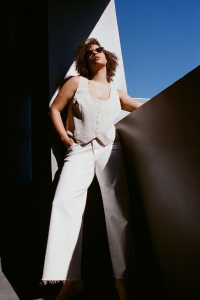 Wide High Ankle Jeans | H&M (US + CA)