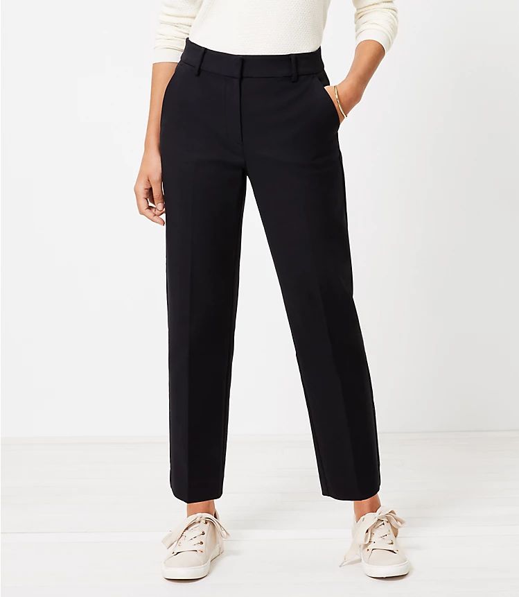 Tall Perfect Straight Pants in Stretch Double Weave | LOFT | LOFT