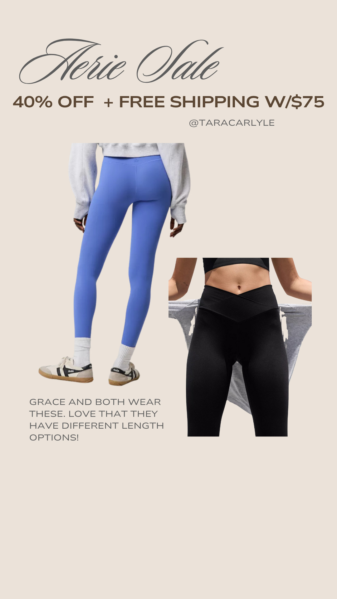 My OG fav leggings! I love they you can pick the length!  

 